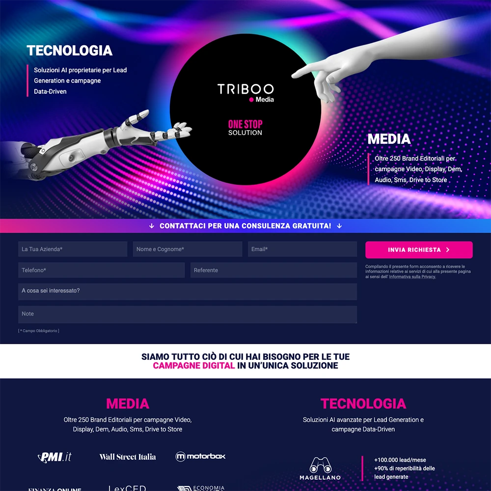 IAB 24 Triboo Media Landing